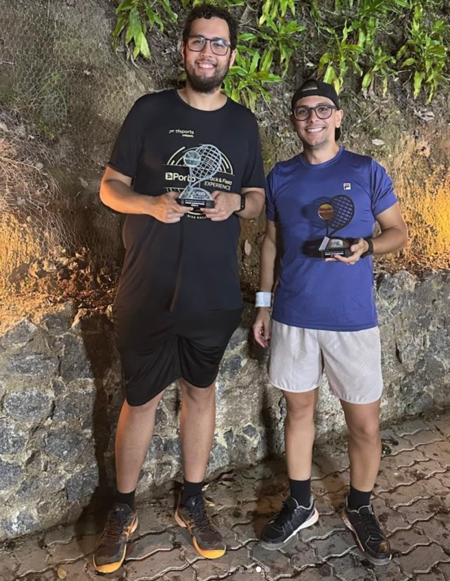 Vice Campeões Alexandre e Renan